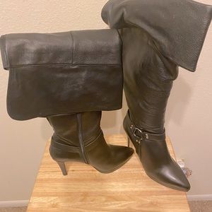 Brand new custom made knee high boots. Size 11 (W)
